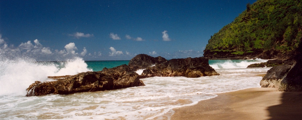Hanakapiai Beach, Na Pali Coast, Kauai, Hawaii